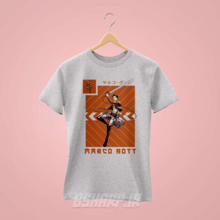 تیشرت Attack on Titan طرح Marco Bott - تصویر 5