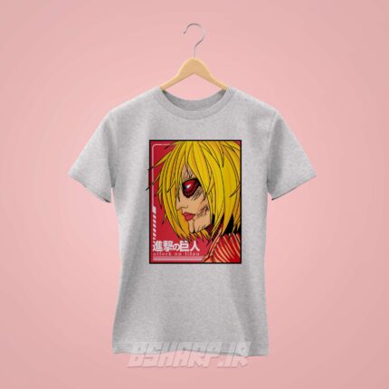 تیشرت Attack on Titan طرح Female Titan Card - Image 5