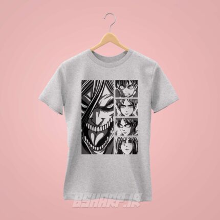 تیشرت Attack on Titan طرح Time - Image 5