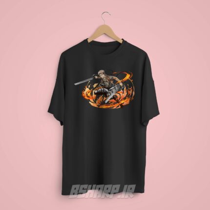 تیشرت Attack on Titan طرح آتشین - Image 8