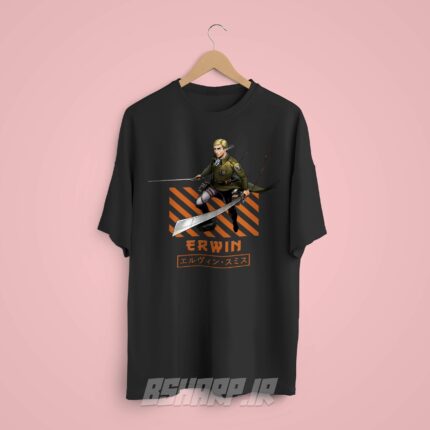 تیشرت Attack on Titan طرح Ervin - Image 8