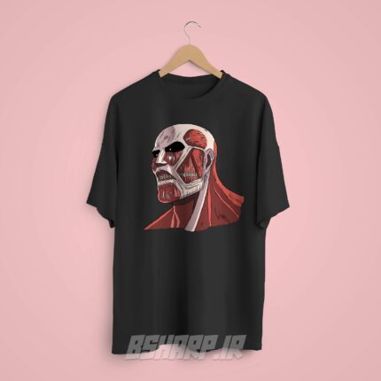 تیشرت Attack on Titan طرح Colossal Titan - Image 8