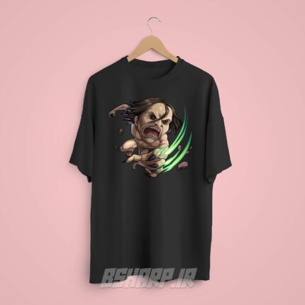 تیشرت Attack on Titan طرح Ymir's Jaw Titan - Image 8