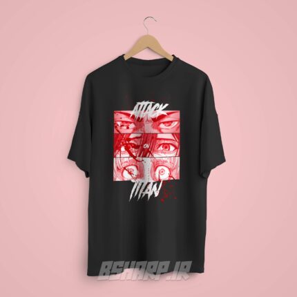 تیشرت Attack on Titan طرح چشم ها - Image 8