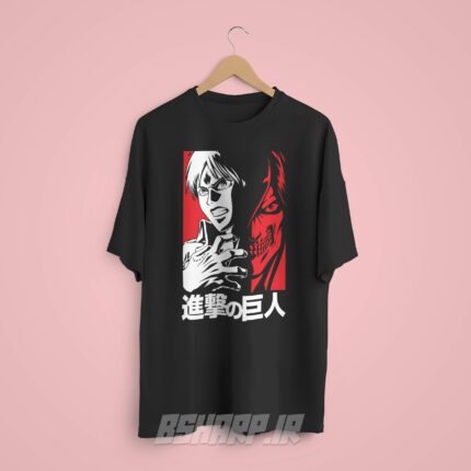 تیشرت Attack on Titan طرح خشم - Image 8