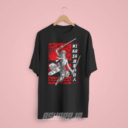 تیشرت Attack on Titan طرح قدرت میکاسا - Image 8