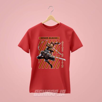 تیشرت Attack on Titan طرح ساشا - Image 3