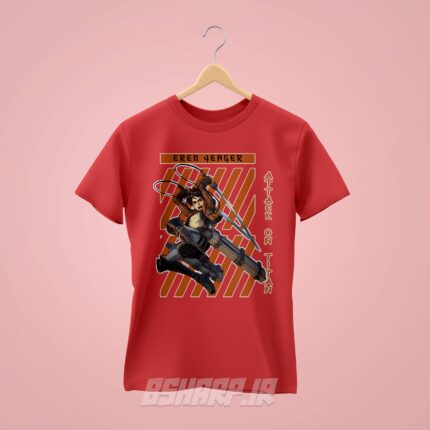 تیشرت Attack on Titan طرح Eren Yeager - Image 3