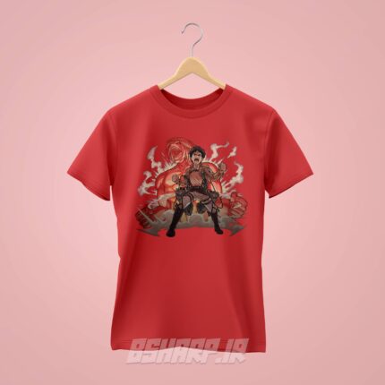 تیشرت Attack on Titan طرح Tatakae - Image 3