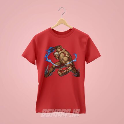 تیشرت Attack on Titan طرح Armored Titan - Image 3