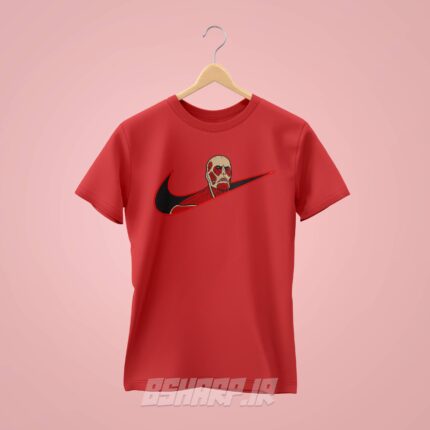 تیشرت Attack on Titan طرح Nike Colossal - Image 3