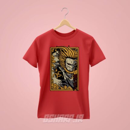 تیشرت Attack on Titan طرح Jaw Titam Card - Image 3