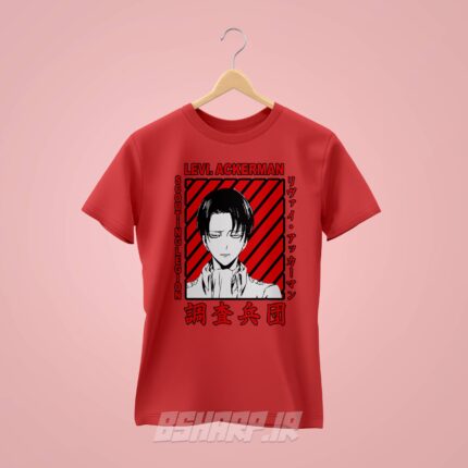تیشرت Attack on Titan طرح Levi.Ackerman - Image 3