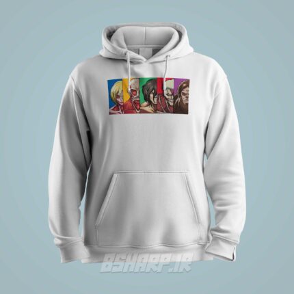 هودی Attack on Titan طرح Power - Image 2