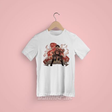 تیشرت Attack on Titan طرح Tatakae - Image 7