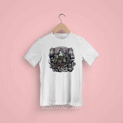 تیشرت Attack on Titan طرح Armor Beast - Image 7