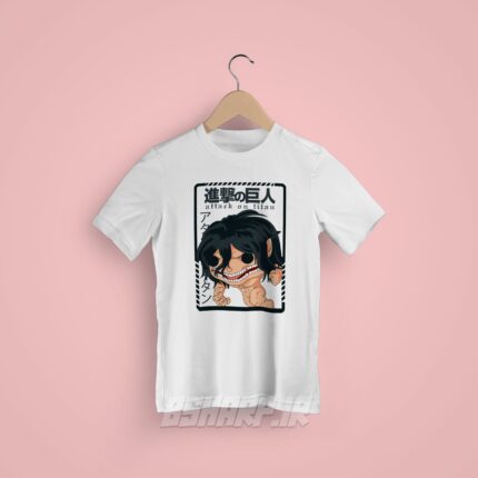 تیشرت Attack on Titan طرح Attack Titan Card - Image 7