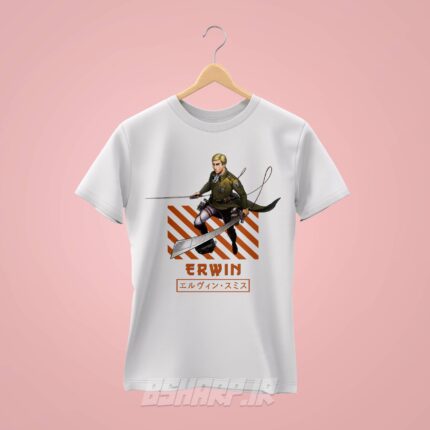 تیشرت Attack on Titan طرح Ervin - Image 2