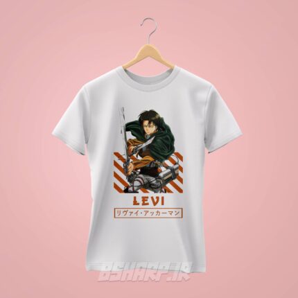 تیشرت Attack on Titan طرح لوای - Image 2