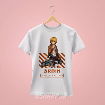 تیشرت Attack on Titan طرح Armin - Image 2