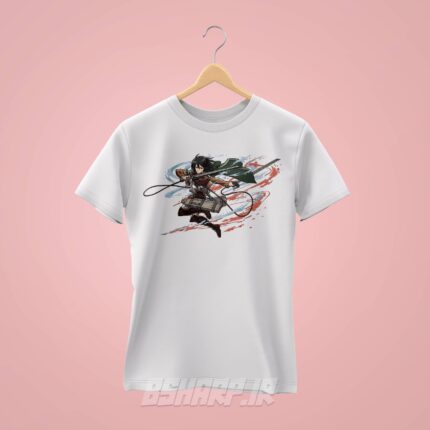 تیشرت Attack on Titan طرح حمله میکاسا - Image 2
