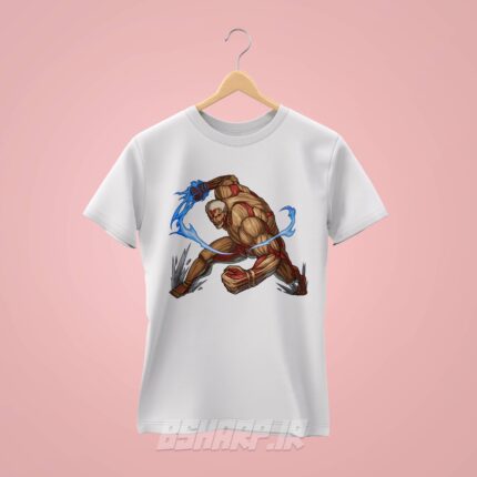 تیشرت Attack on Titan طرح Armored Titan - Image 2