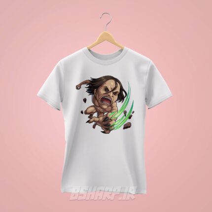 تیشرت Attack on Titan طرح Ymir's Jaw Titan - Image 2