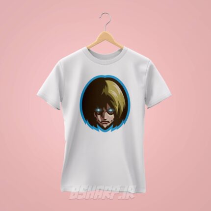 تیشرت Attack on Titan طرح کارتونی تایتان زن - تصویر 2