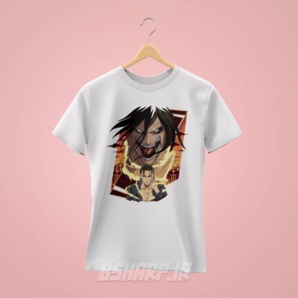تیشرت Attack on Titan طرح پوستر ارن یگر - Image 2