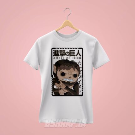 تیشرت Attack on Titan طرح Beast Titan Card - Image 2