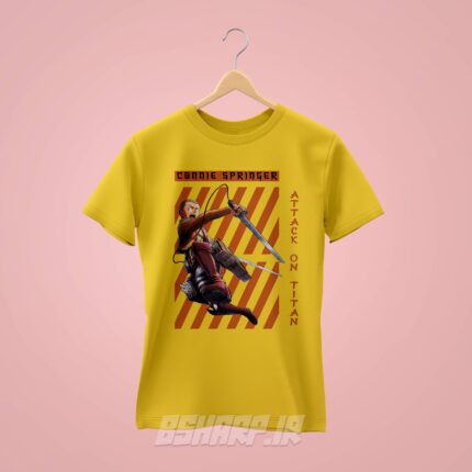 تیشرت Attack on Titan طرح Connie Attacks - Image 4