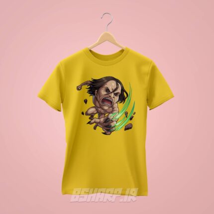 تیشرت Attack on Titan طرح Ymir's Jaw Titan - Image 4