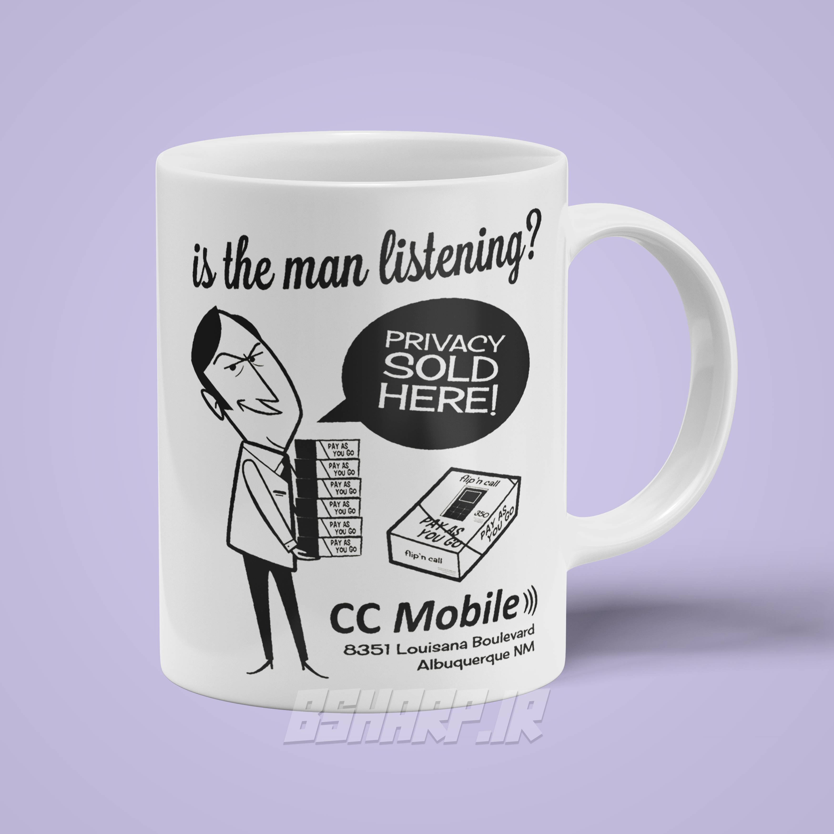 ماگ Better Call Saul طرح Privacy Sold Here