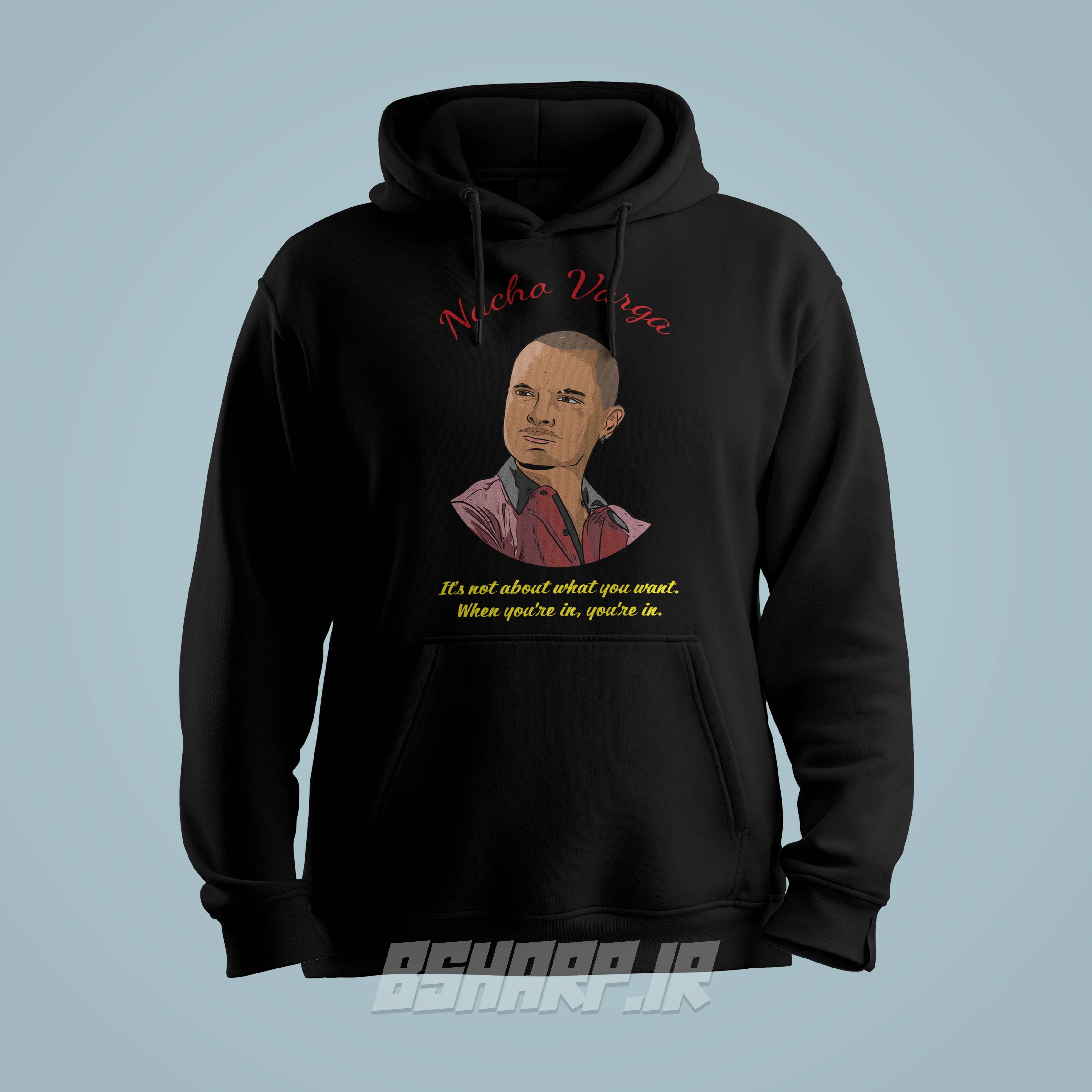 Black Hoodie - Better Call Saul - Code 1279 هودی Better Call Saul طرح You're In - Image 1