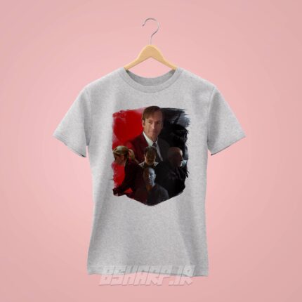 تیشرت Better Call Saul طرح سیاه و قرمز - Image 5