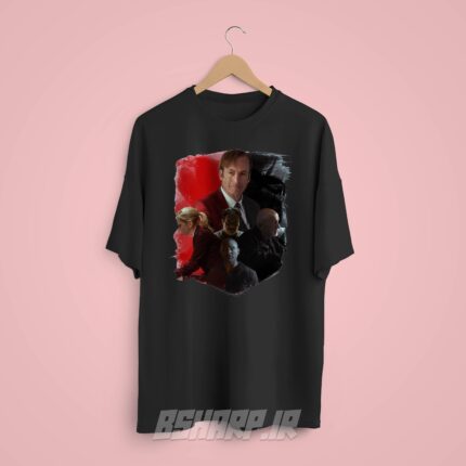 تیشرت Better Call Saul طرح سیاه و قرمز - Image 8