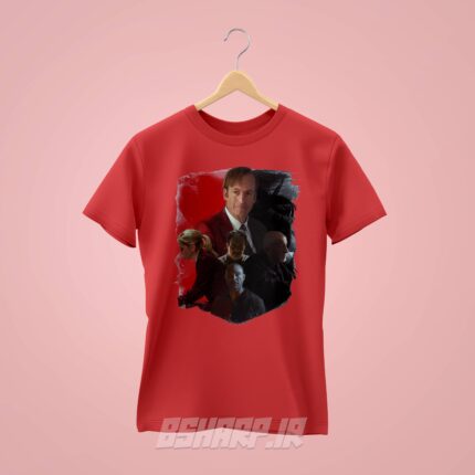 تیشرت Better Call Saul طرح سیاه و قرمز - Image 3