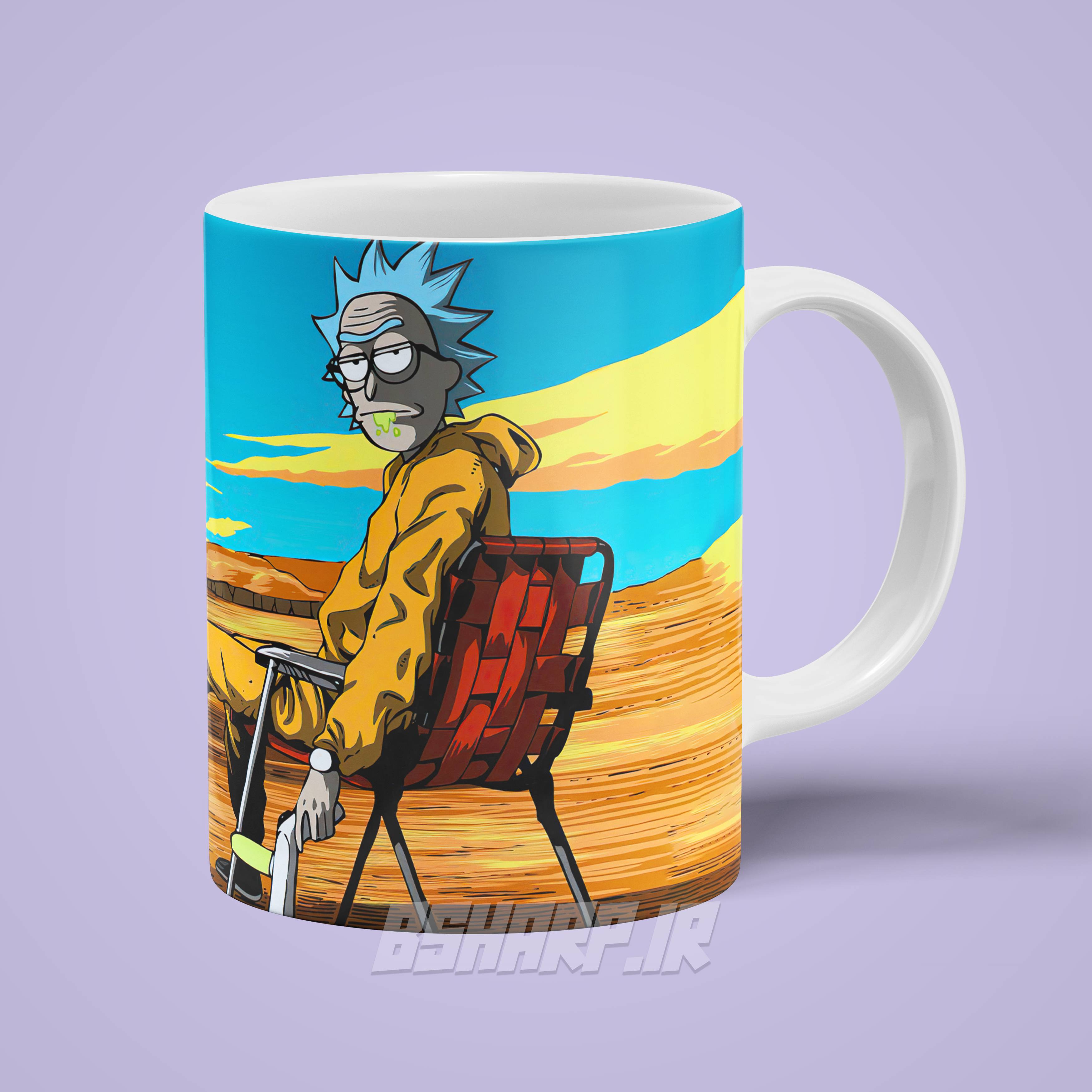 ماگ Breaking Bad طرح ریک و مورتی