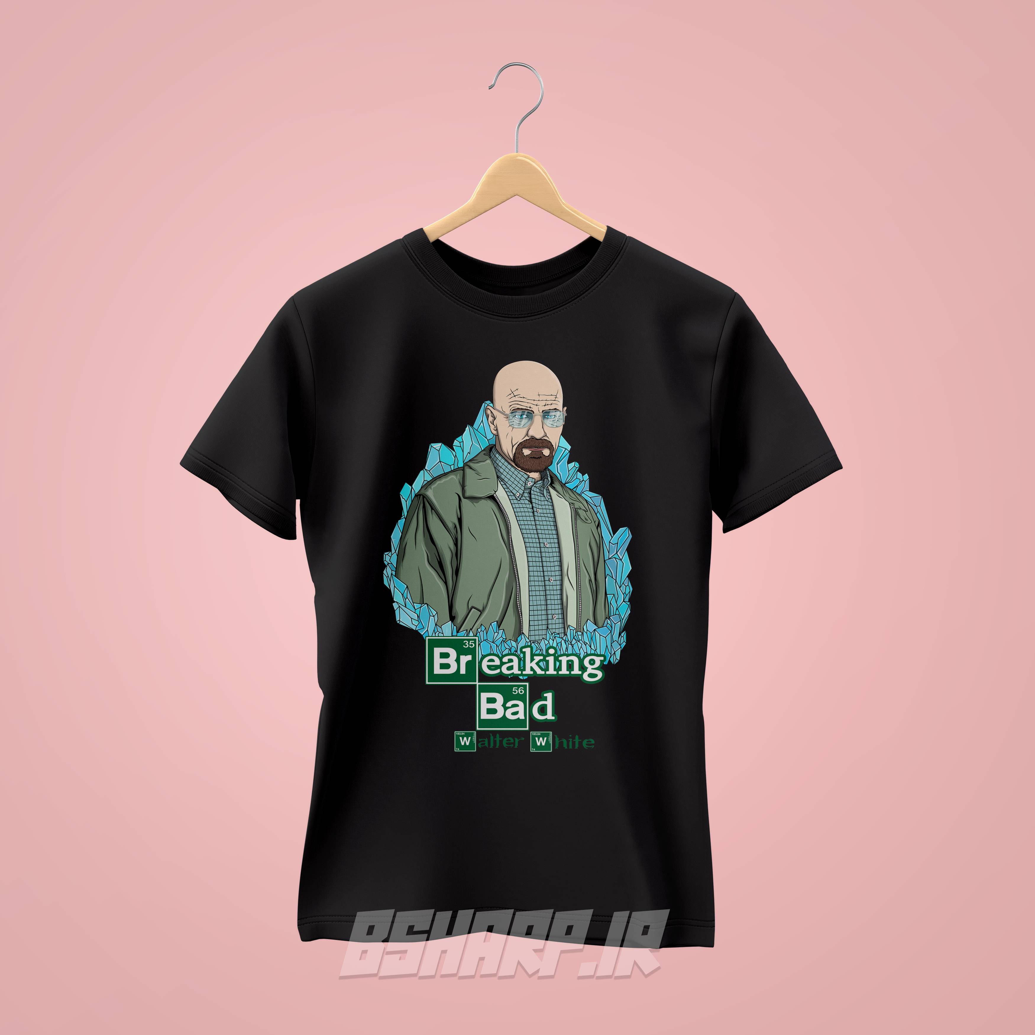 Black Tshirt - Breaking Bad - Code 1324 تیشرت Breaking Bad طرح هدف والتر - Image 1