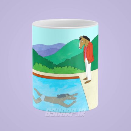 ماگ Bojack Horseman طرح شنا - Image 2