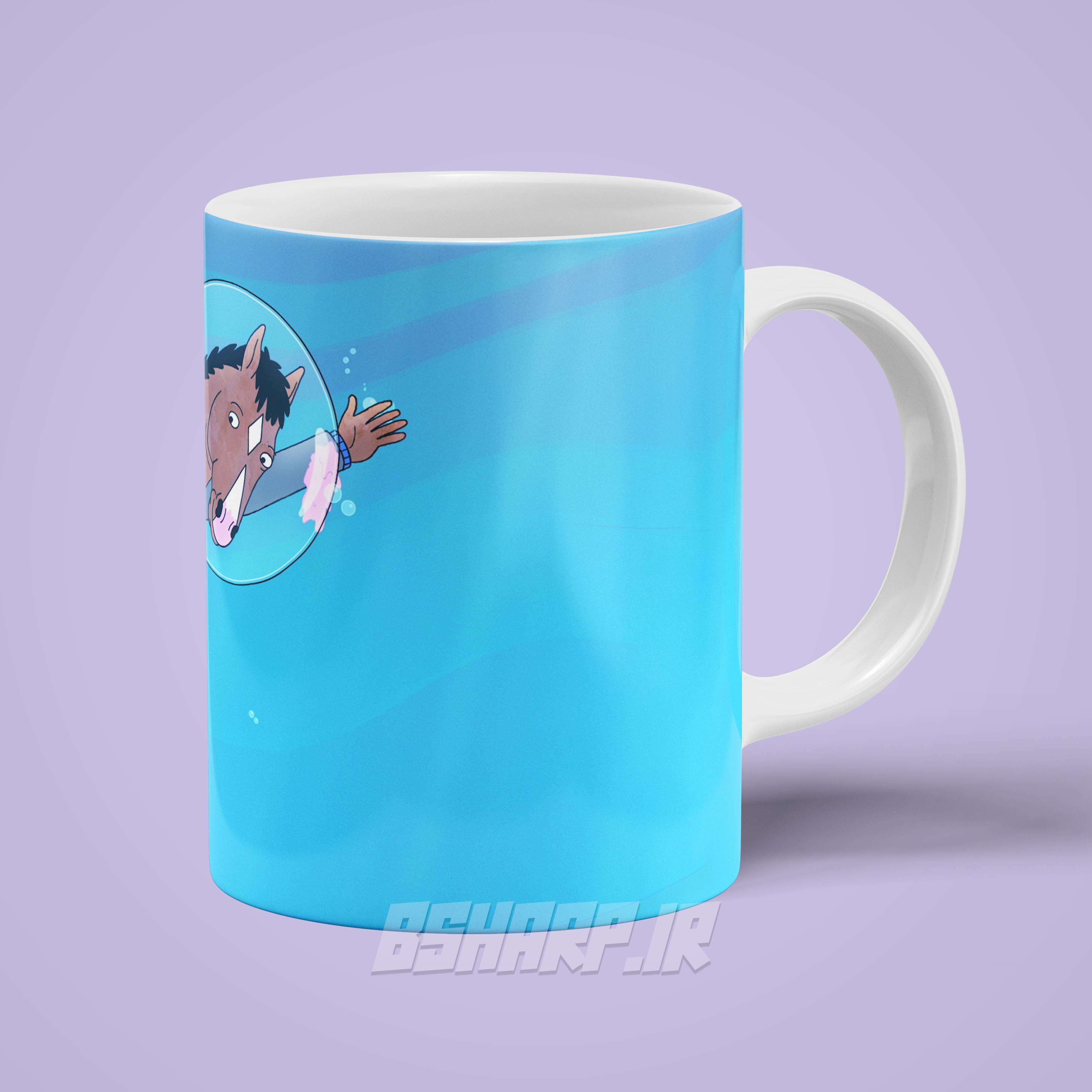 ماگ Bojack Horseman طرح زیر آب