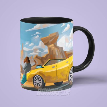 ماگ Bojack Horseman طرح بیابان - Image 4
