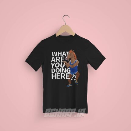 تیشرت Bojack Horseman طرح What Are You Doing Here - Image 6