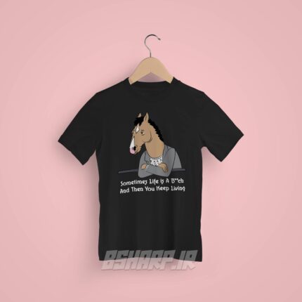 تیشرت Bojack Horseman طرح You Keep Living - Image 6