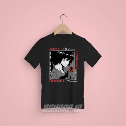 تیشرت Death Note طرح Justice Will Prevail - Image 6