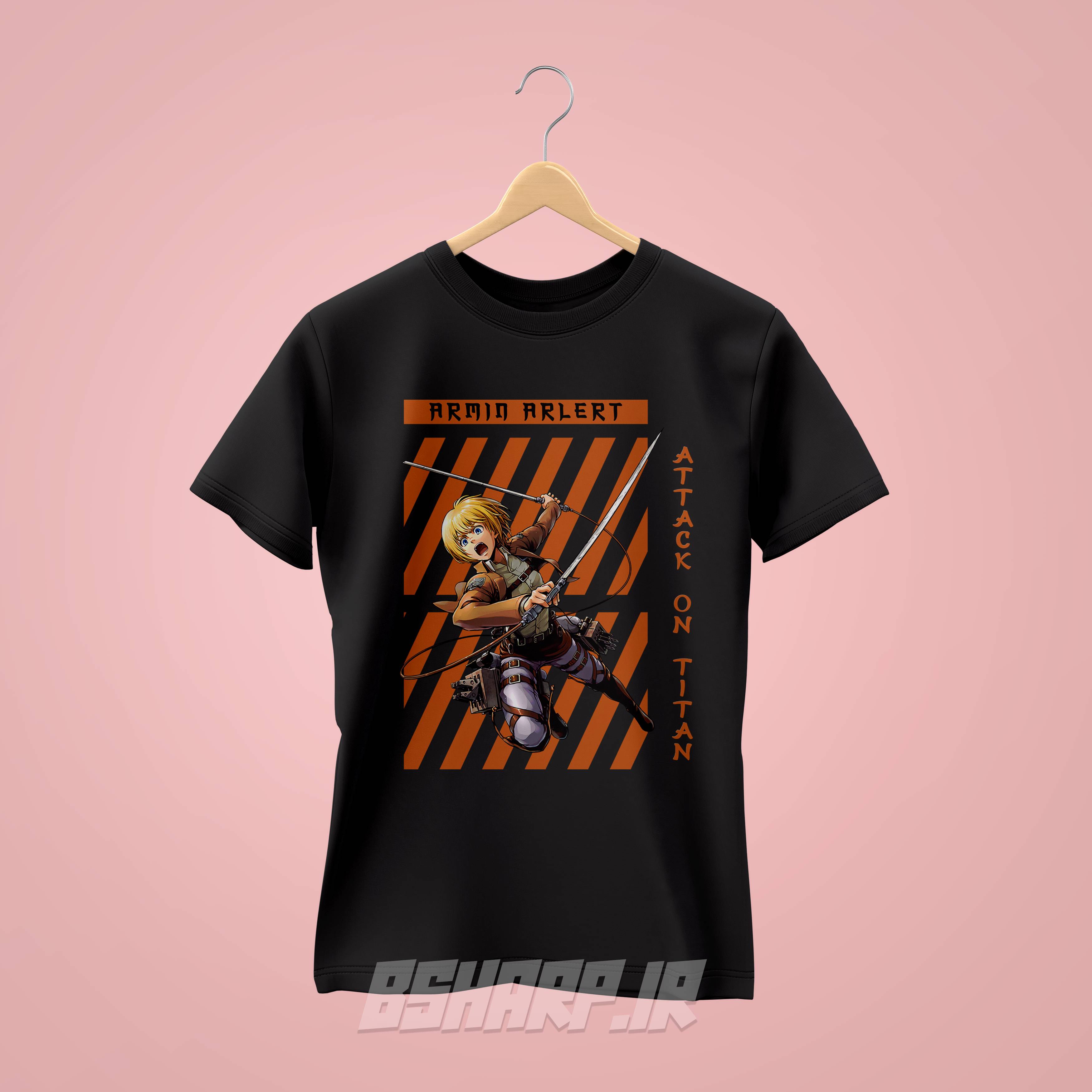 تیشرت Attack on Titan طرح Armin Attacks