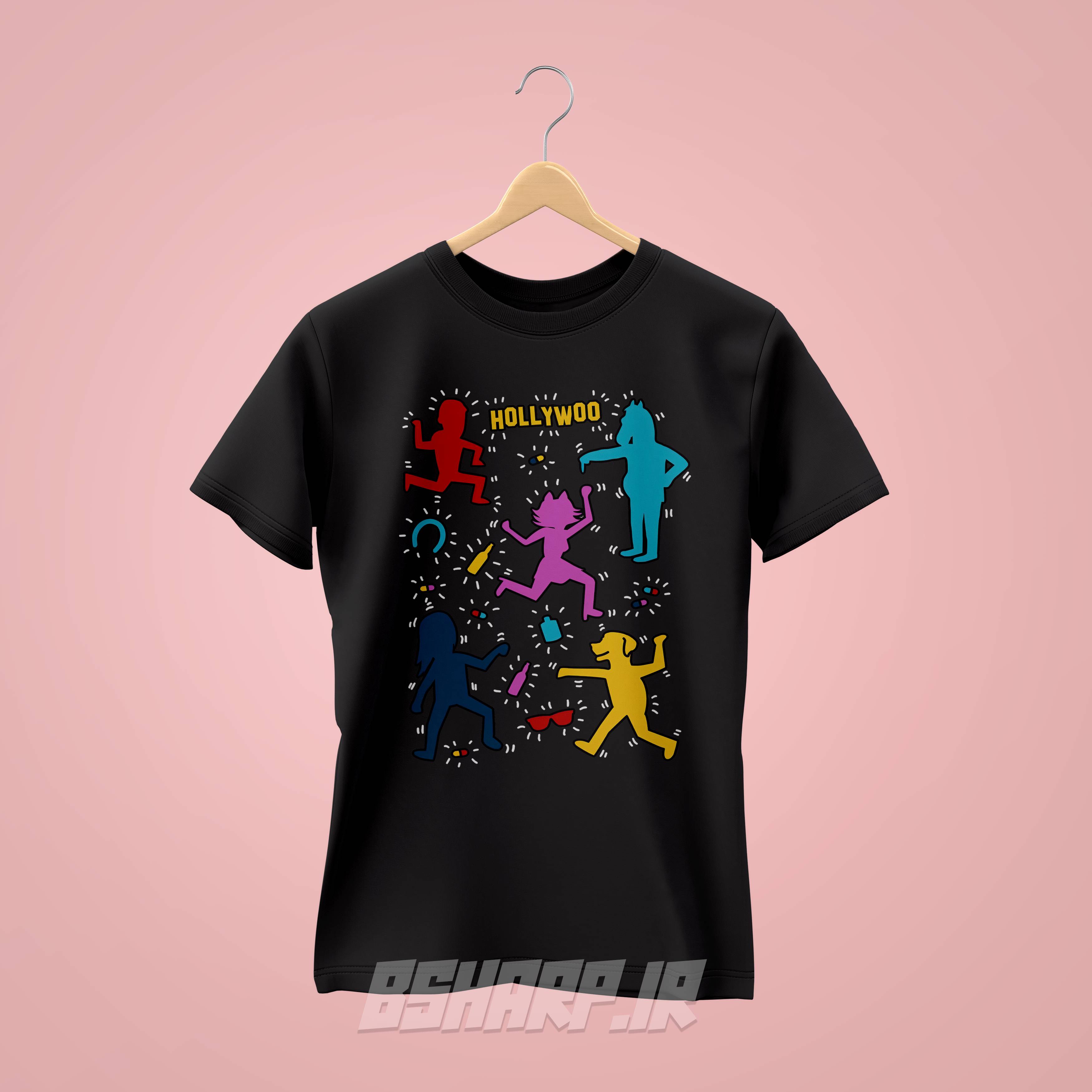 تیشرت Bojack Horseman طرح Hollywoo