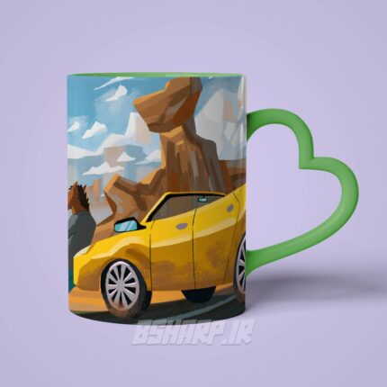 ماگ Bojack Horseman طرح بیابان - Image 15