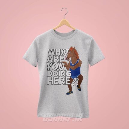 تیشرت Bojack Horseman طرح What Are You Doing Here - Image 5