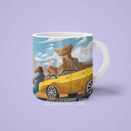 ماگ Bojack Horseman طرح بیابان - Image 21